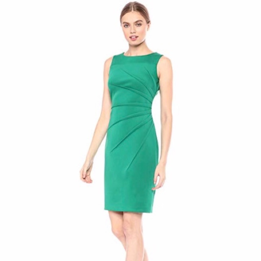 Calvin Klein sleeveless Scuba Sheath Work Dress 6